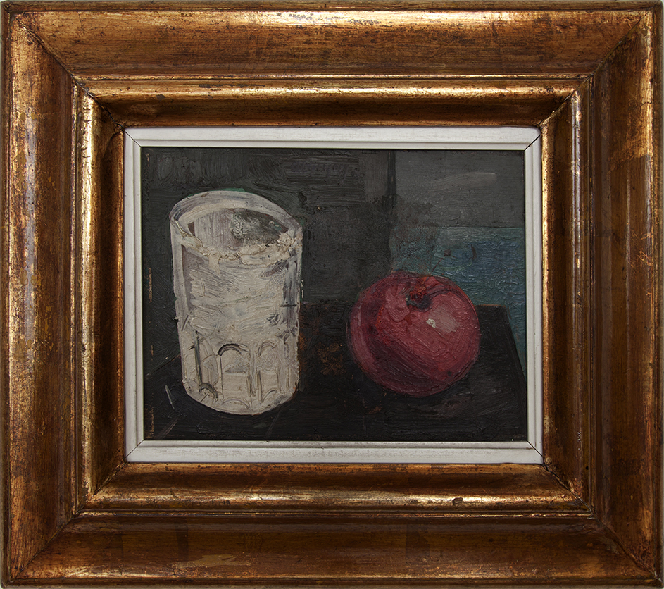 Vaso y una Manzana